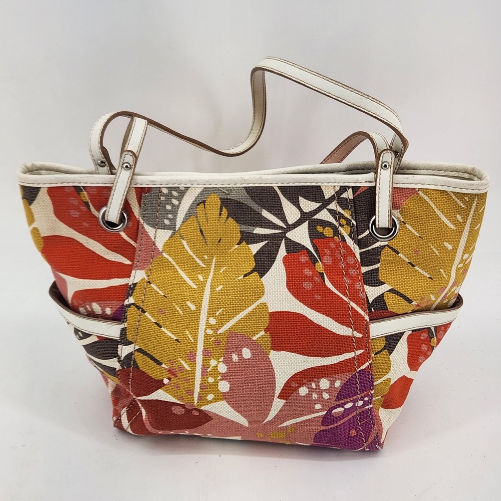 Relic Floral Leaf Print Satchel Bag Multicolor‎ Fall Handbag Small Tote